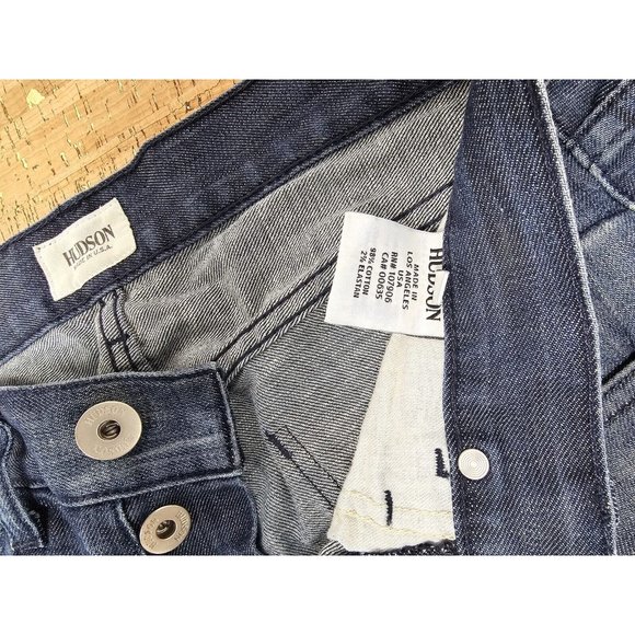 Hudson Jeans Mens 30 Byron 5 Pocket Straight Button Fly 30 Medium Wash Denim USA - Picture 3 of 8